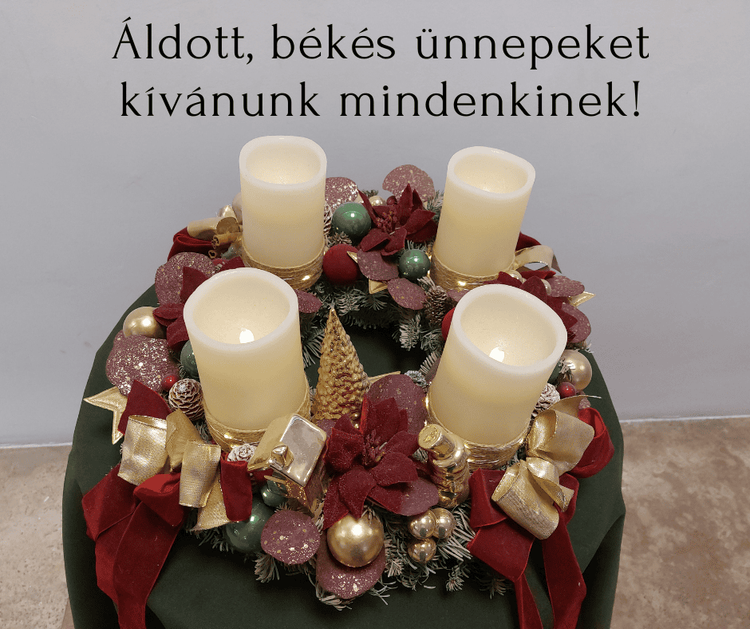 Áldott Békés ünnepeket kívánunk mindenkinek!