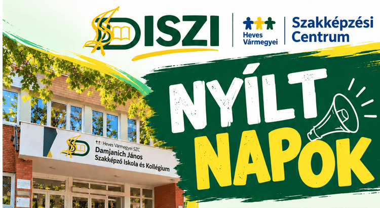 Nyílt napok a DISZI-ben 2026.
