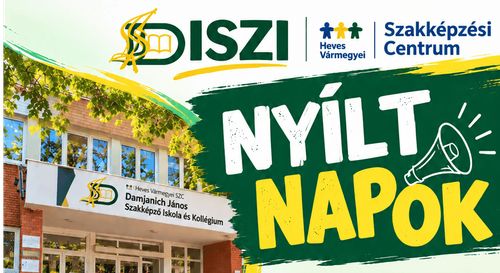 Nyílt napok a DISZI-ben 2026.